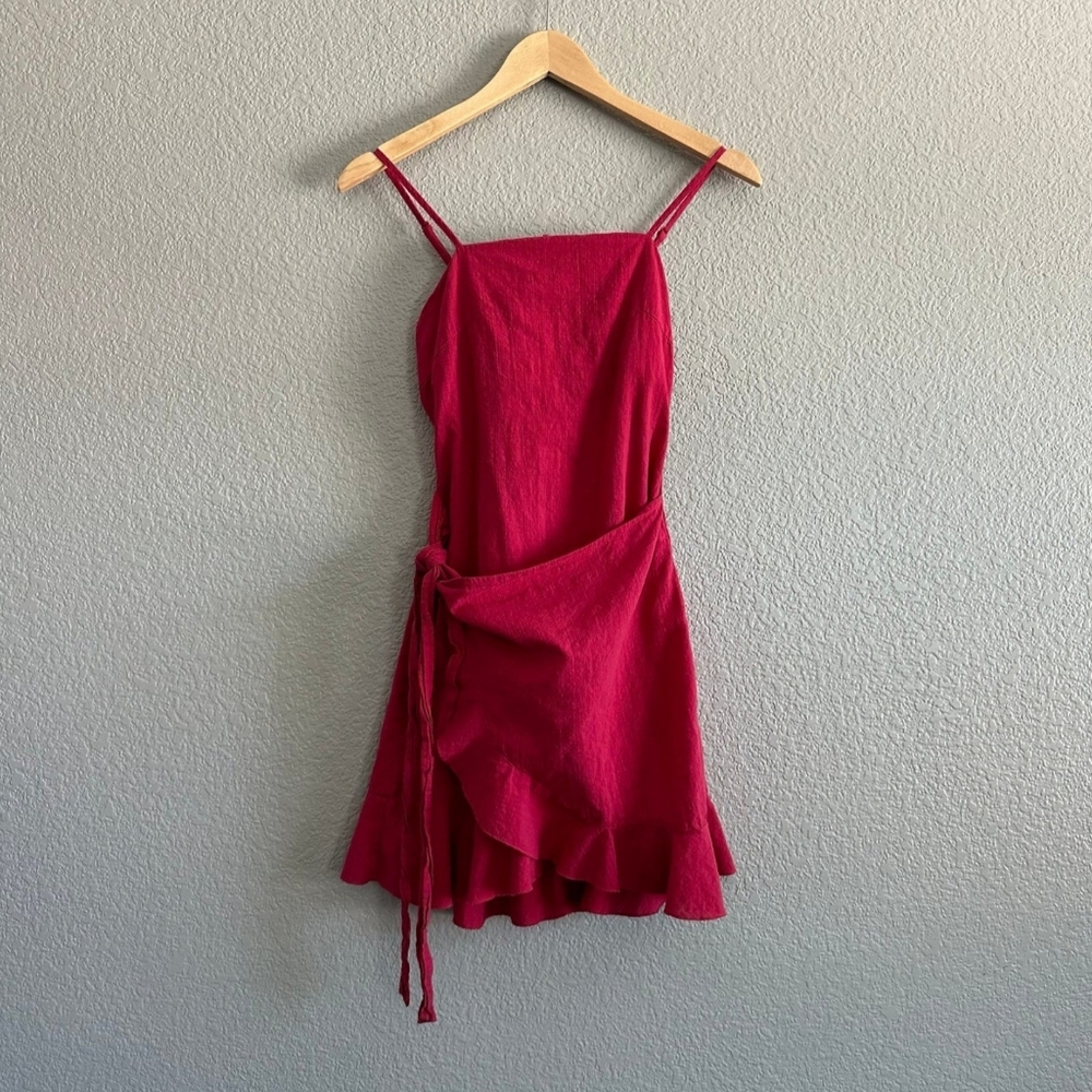 Dress front wrap